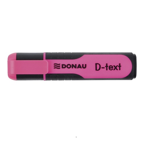 Маркер текстовий 7358001PL-16 рожевий (10) (DONAU)